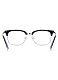 A.B. art a.b.art Retro Metal Half Rim Blue