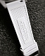 The Electricianz Ремешок WHITE EMBOSSED RUBBER 20 mm