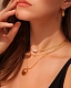 A B Art Jewelry A B Art колье с кулоном из золота Heart of the Ocean Basic