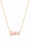 A B Art Jewelry A B Art колье из золота и опала Triple Pink Opal