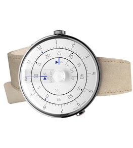KLOK-01 Minimal White Beige 