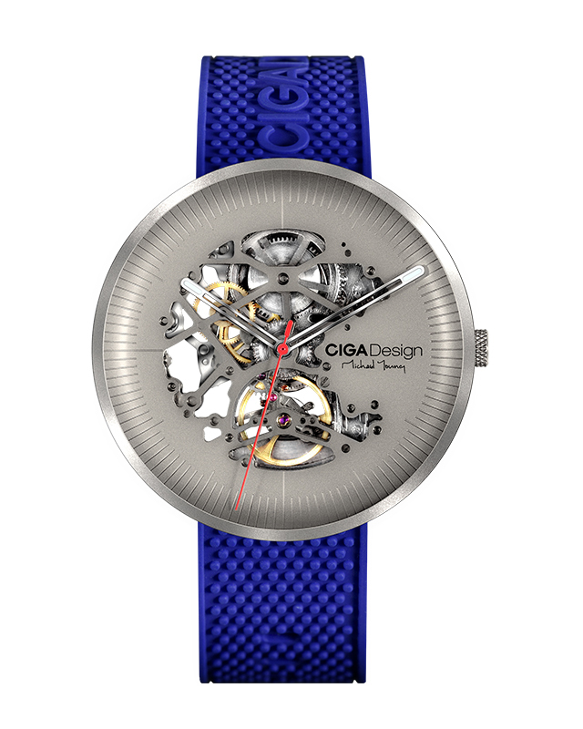 часы CIGA Design MICHAEL YOUNG SERIES TITANIUM EDITION BLUE AUTOMATIC M031-TITI-W15BU фото 4