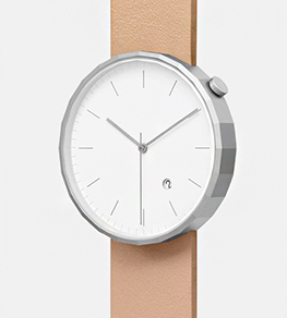 Chi and chi Polygon Watch <br>Silver Beige  фото 1