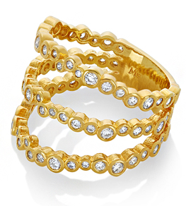 Melinda Maria Кольцо Arabella Gold 16-16,5 размер 