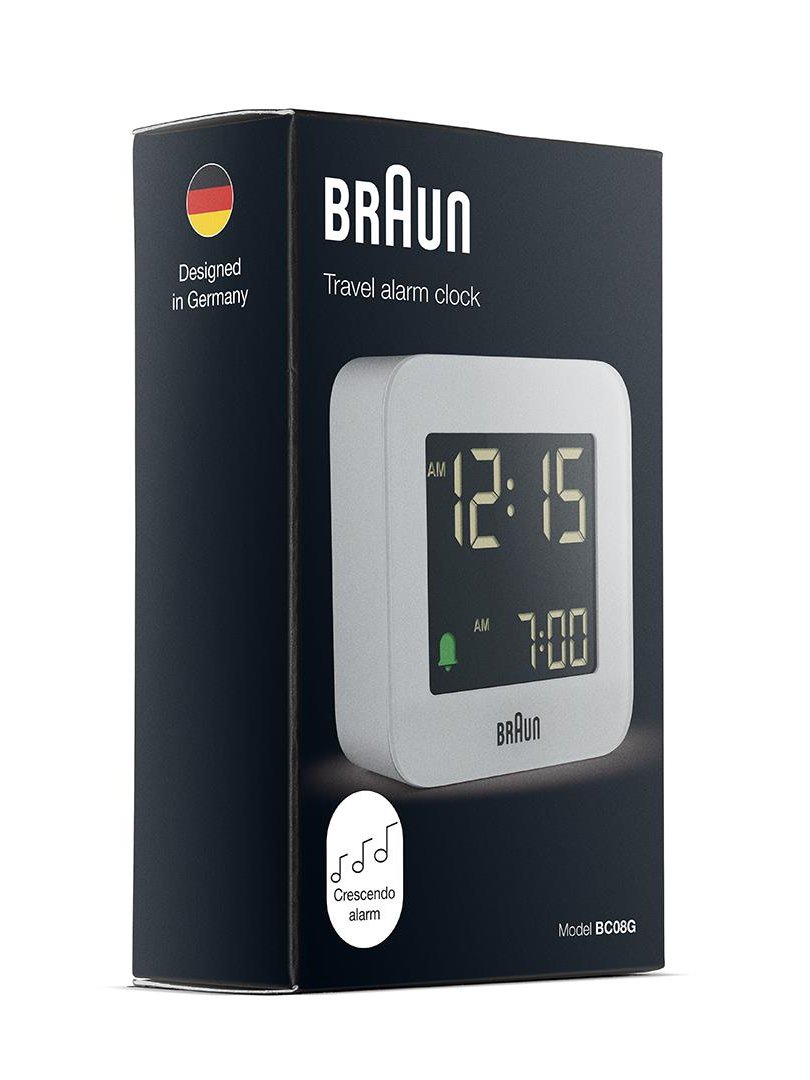 Braun Будильник BC08 Grey