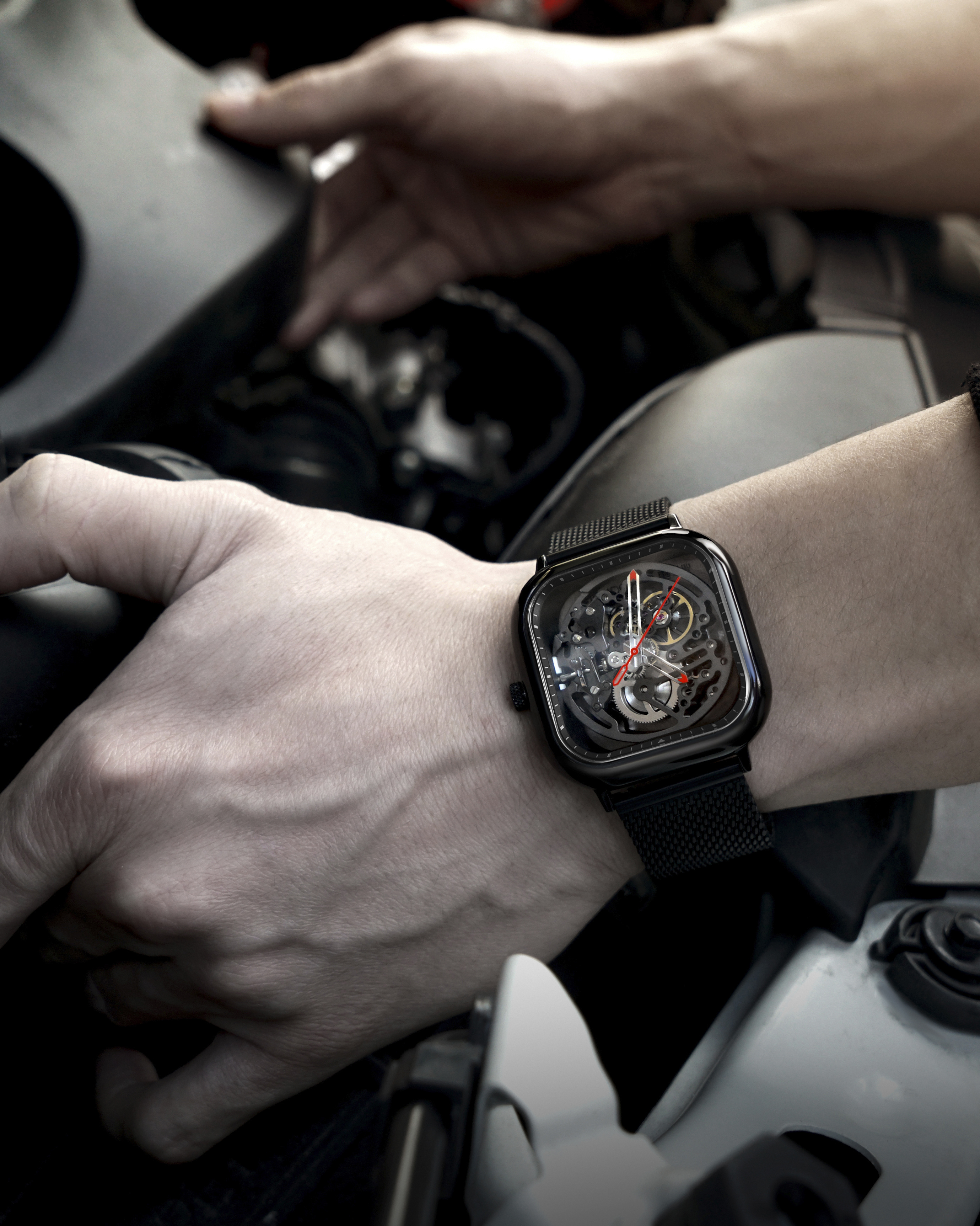 CIGA Design FULL HOLLOW AUTOMATIC Black  Z011-BLBL-W13
