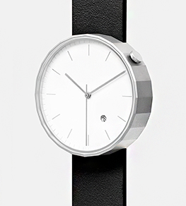 часы  Polygon watch <br>Silver Black  фото 2