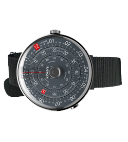KLOK-01 LIMITED EDITION HÉRITAGE ANTHRACITE Black nylon 