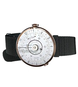 KLOK-08 Rosegold Black nylon 