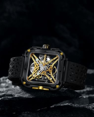 часы CIGA Design X Series Titanium Gold Automatic X021-BLGO-W25BK фото 10
