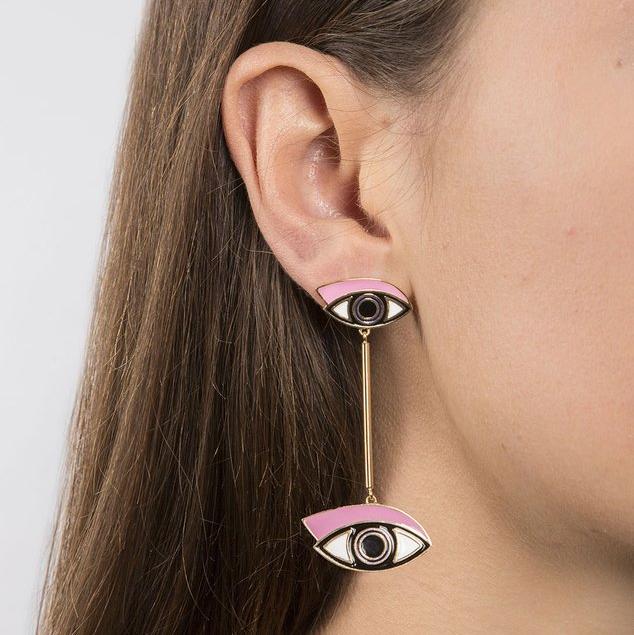 Jennifer Loiselle Jennifer Loiselle Серьги EYE SEE YOU BAR DROP