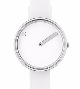 часы  Picto 30 mm White <br>/ Steel  фото 1
