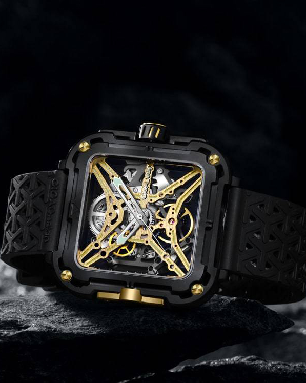 часы CIGA Design X Series Titanium Gold Automatic X021-BLGO-W25BK фото 13