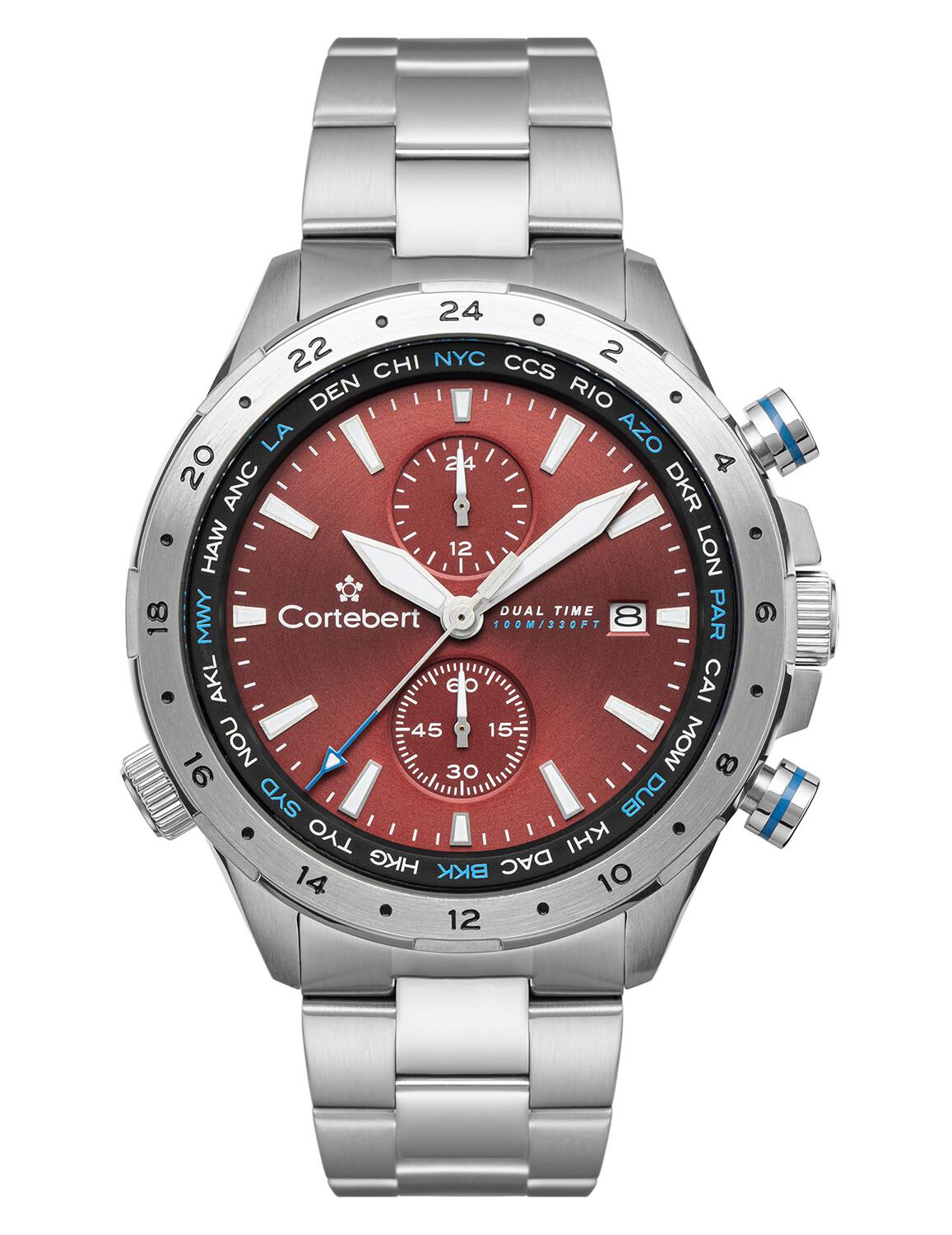 WOW-Цена Cortebert ELEVATION WORLDTIME CB-3008-55