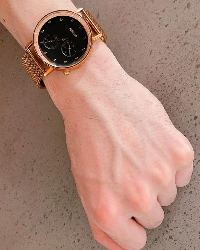 Komono Walther Rose Gold Mesh
