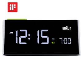 Будильник цифровой VA LCD BNC016 Black 