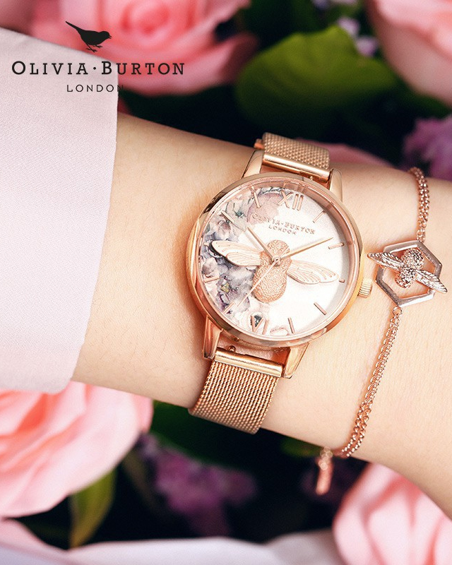 Olivia Burton Watercolour Florals OB16PP40