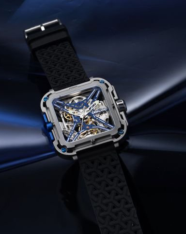 часы CIGA Design X Series Titanium Blue Automatic X021-TIBU-W25BK фото 12