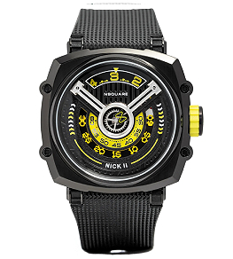 часы  Nick II Automatic Black <br>Yellow N12.1  фото 1