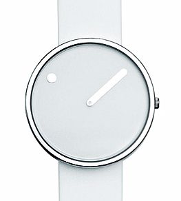часы  Picto 40 mm White <br>/ Steel  фото 1