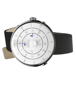 KLOK-01 MINIMAL WHITE BLACK DIAMOND 