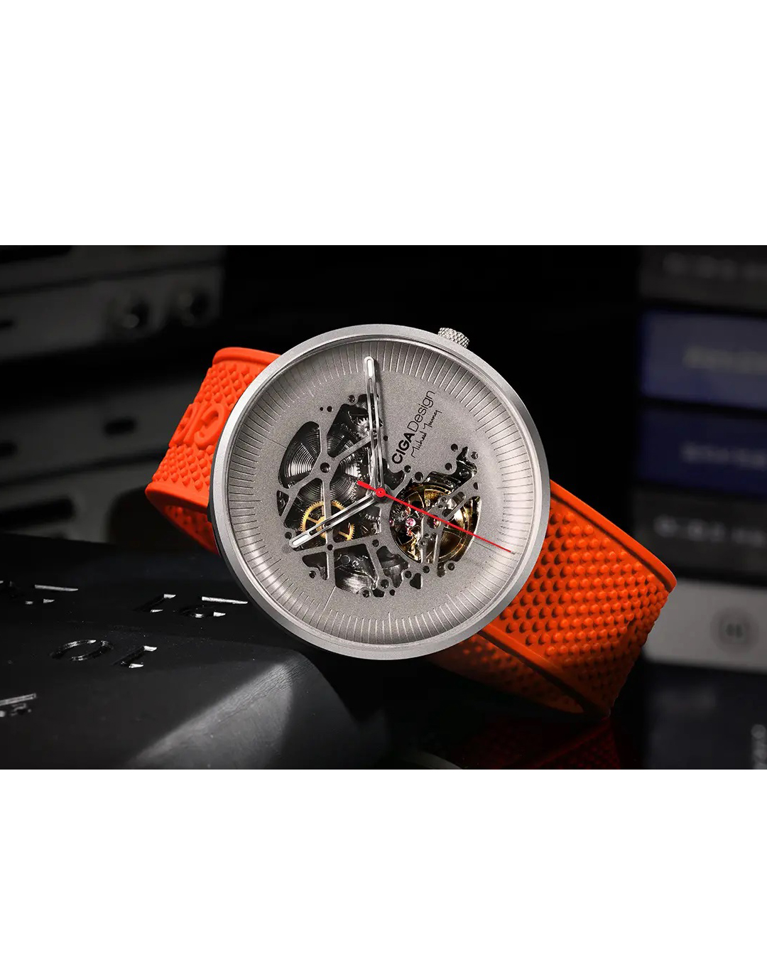 часы CIGA Design MICHAEL YOUNG SERIES TITANIUM EDITION ORANGE AUTOMATIC M031-TITI-W15OG фото 7