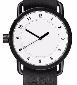 No.1 White Black Leather 