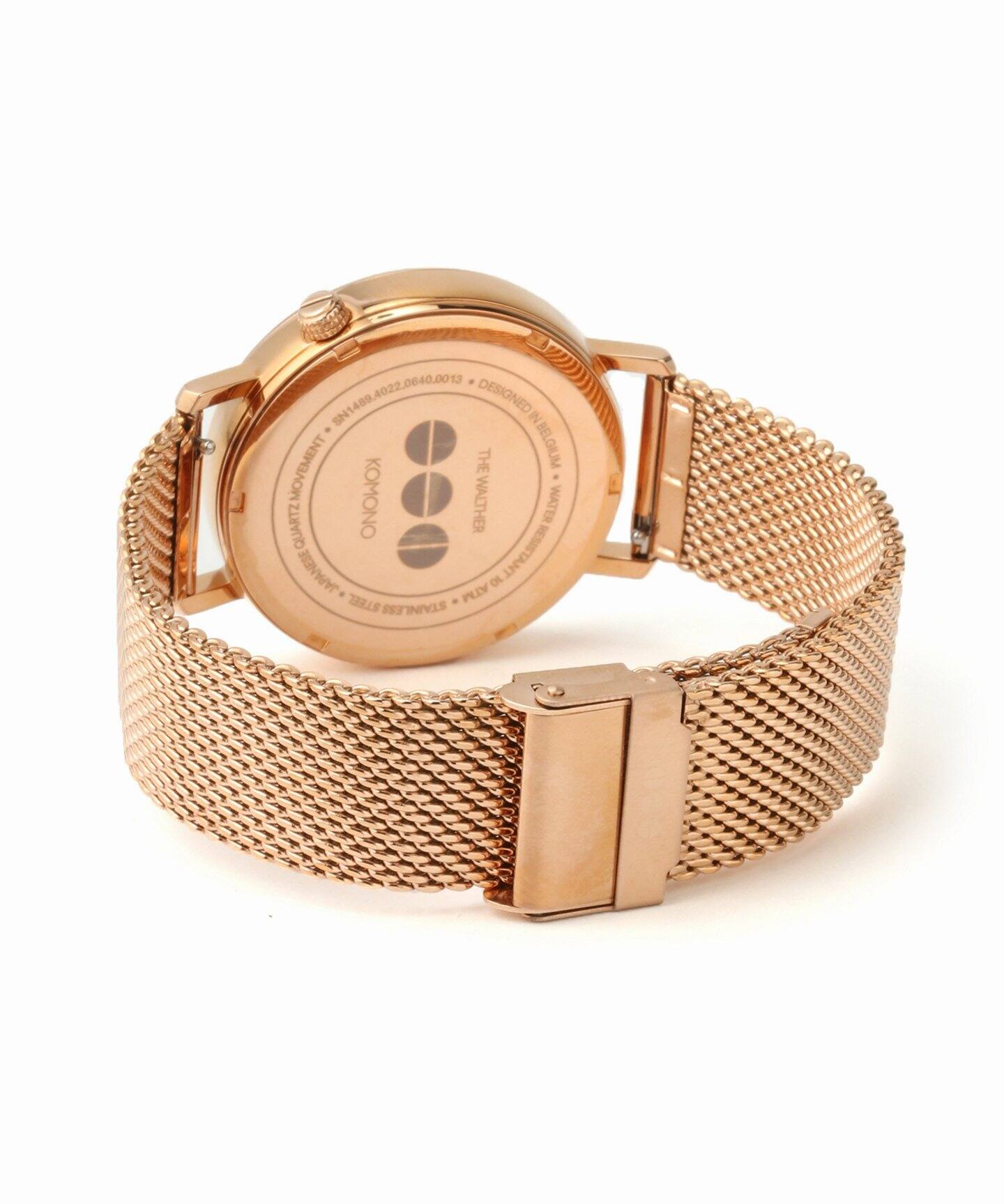 Komono Walther Rose Gold Mesh