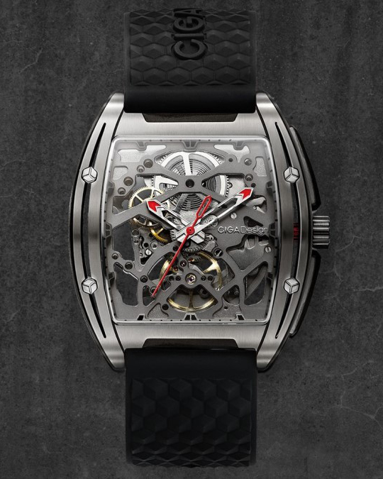 часы CIGA Design Z-SERIES TITANIUM BLACK Automatic Z031-TITI-W15BK фото 16