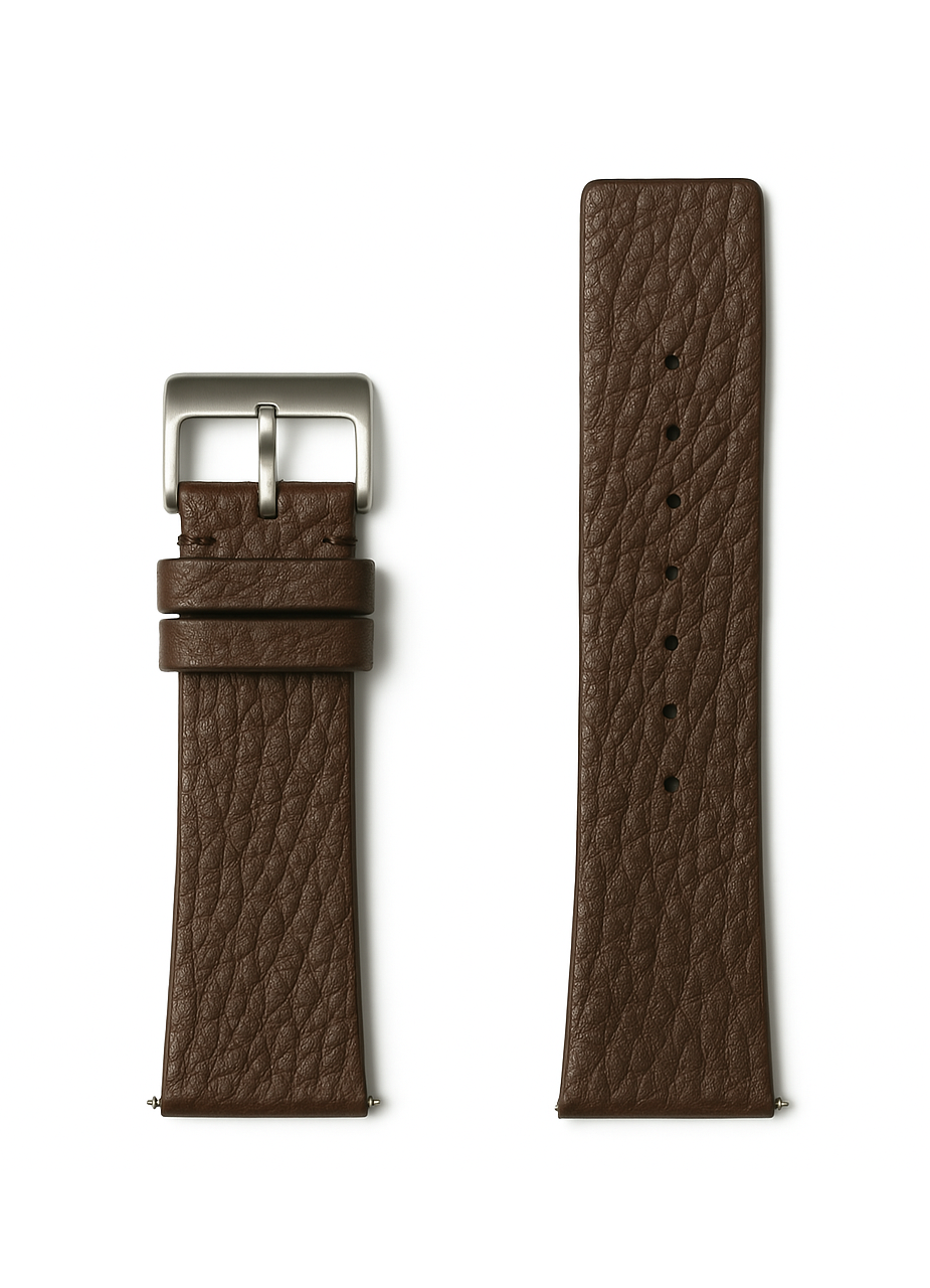 РЕМЕШКИ VOID Brown Silver Strap (24 мм)