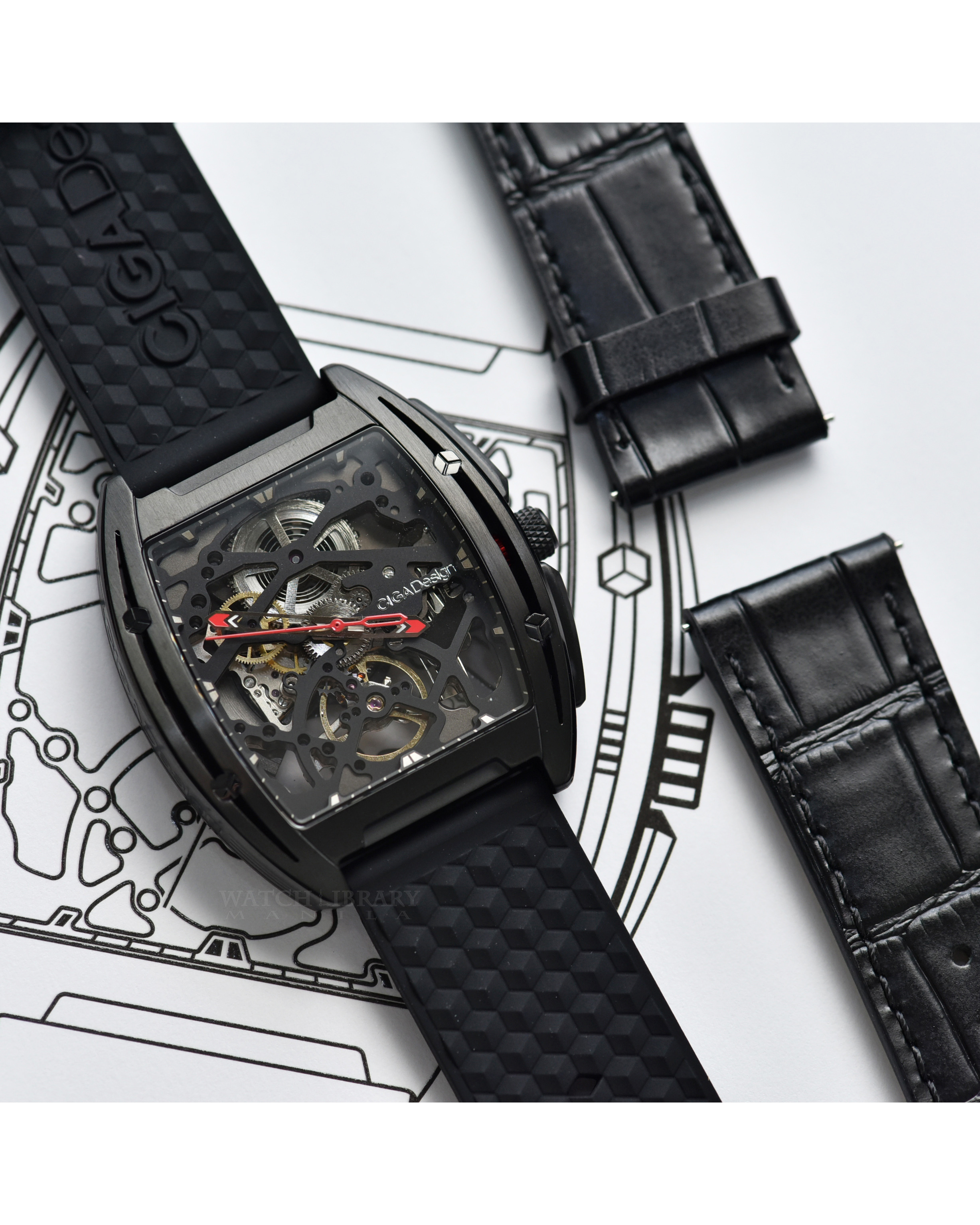CIGA Design Z SERIES DLC Automatic Z031-BLBL-W15BK