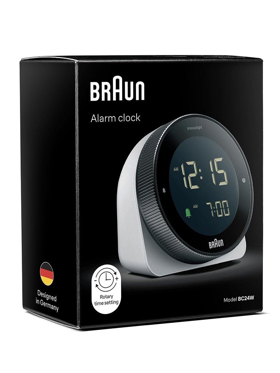 Braun Будильник BC24 White