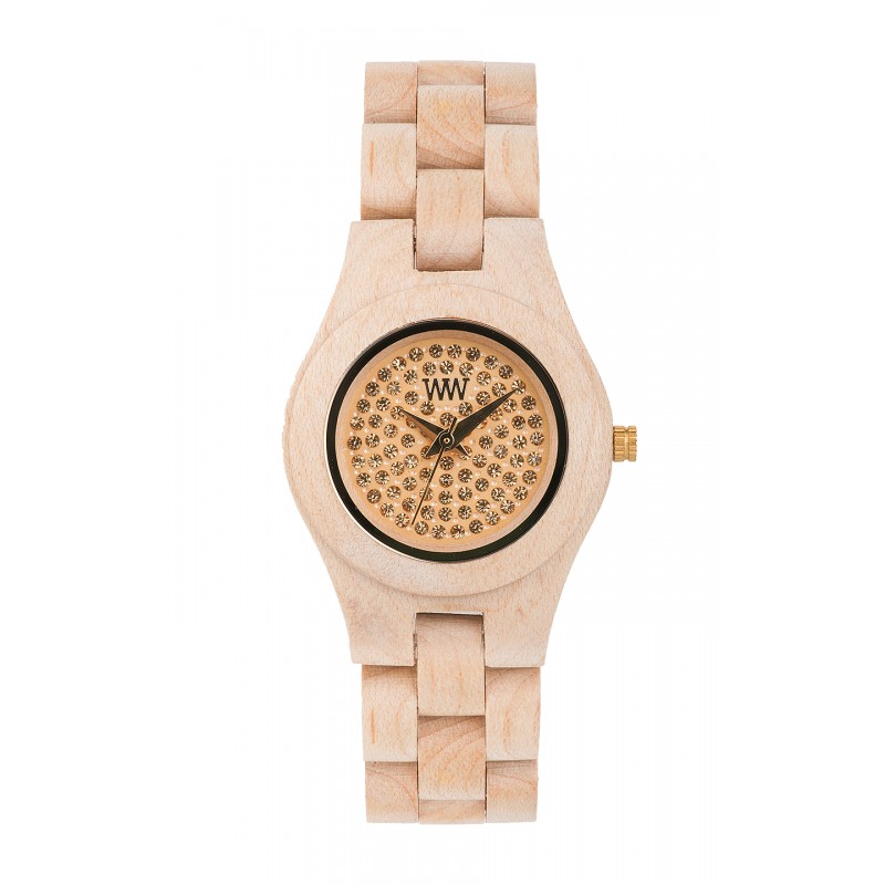 WeWood Moon Crystal Beige SWAROVSKI