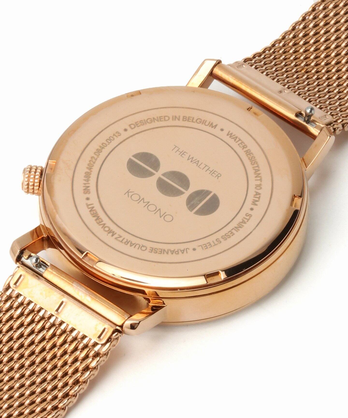 Komono Walther Rose Gold Mesh