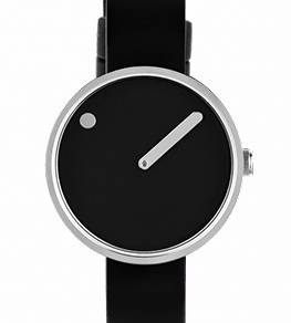 часы  Picto 30 mm Black <br>/ Steel  фото 1