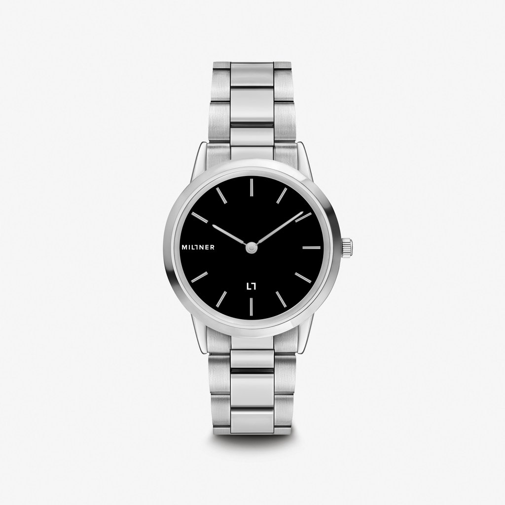 часы Millner Chelsea S Silver Black фото 4