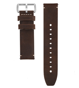 Ремешок BROWN LEATHER SILVER BUCKLE 