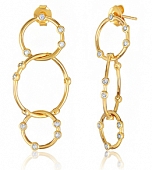 Melinda Maria Серьги Mini Delicate Link Drop фото 2